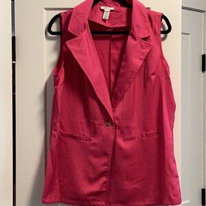 Vintage Pink Vest Size XL